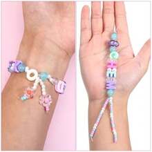 350 Pcs Large Alphabet Letter Beads 11mm Big Bubble Letter Charms A-Z Mixed Acrylic Shape Loose Bead For Jewelry Making Bracelets Necklaces Key Chains DIY Crafts (Solid Colors) - / - 查看 6