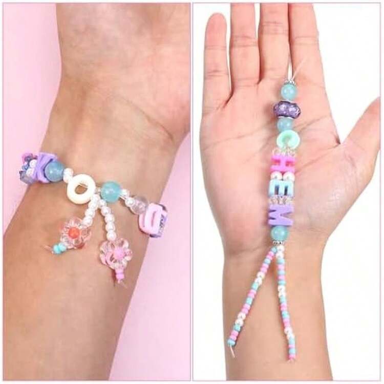 350 Pcs Large Alphabet Letter Beads 11mm Big Bubble Letter Charms A-Z Mixed Acrylic Shape Loose Bead For Jewelry Making Bracelets Necklaces Key Chains DIY Crafts (Solid Colors) - / - 查看 6