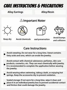 1对不规则巴洛克珍珠蚊香耳环，女士复古优雅长款无痛吊坠耳夹，新娘派对饰品 - clip - 查看 4