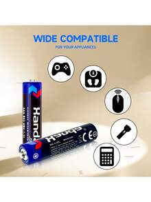 Pilhas Descartáveis de Carbono-Zinco 1,5V AA/AAA para Luzes de Cordão LED, Brinquedos, Controles Remotos, Uso Doméstico, Microfones, Relógios, Compatível com Presentes de Natal e Dia dos Namorados - Multicolorido - Visão 7