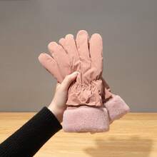 Women Driving Gloves - 粉色 - 查看 4