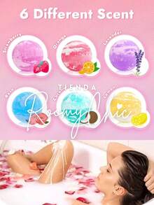 ROOMY CHIC Bomba efervescente para pies 12 piezas Bombas Efervescentes Para Baño Bombas Efervescentes para Spa Diferentes Aromas a Flores y Colores Belleza & Salud Cuidado personal Ducha del baño Bomba de Baño - Multicolor - Ver 6