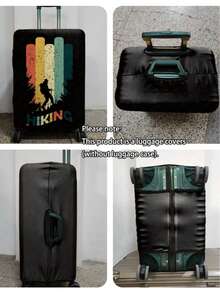 1件装，300克/平方米旅行系列印花图案，是商务旅行、暑假旅行和返校旅行的理想之选。这款耐用、防刮的涤纶保护套男女皆宜，可有效防尘且易于清洁。是户外度假的必备旅行配件（适用于20-28英寸的行李箱）。 - 彩色 - 查看 13