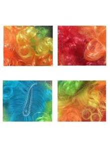 1pc 70g Colorful Party Supplies Holiday Multicolor Wig, Funny Clown Afro Wig, Fragrant Carnival Costume Wig For Christmas, New Year Party, Graduation, Mother's Day, Father's Day Gifts - Multicolor - View 8