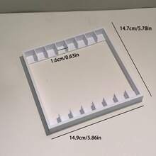 1个兼容/PS四游戏光盘收纳架 | 8槽CD存储展示架，带收纳架的PS3游戏卡，游戏机配件塑料架。