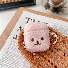 卡通泰迪熊毛绒保护壳带钥匙扣，可爱蓬松保护套，兼容 1/2/3/4/Pro/Pro2/Pro3，防震、保护、防尘、时尚 - 彩色 - 查看 8