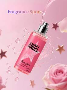 5-Pointed Star Angel Heart Fragrance Spray, 100ml, Long-Lasting & Fresh, Blending Oriental Fruity & Floral Notes - Honeydew, Cologne, Orchid, Bergamot, Boosts Confidence & Charm, Star-Shaped Bottle Symbolizes Your Heartfelt Gift, Leak-Proof Design, Ideal For Christmas, Parties, Halloween, Business Travel, Holidays, Birthday Gifts For Parents, Couples, Friends - Multicolor - View 1