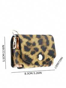 1pc Multifunctional Protective Case/Pouch For IQOO TEREA ILU ONE, Scratch-Resistant And Anti-Drop - Leopard - View 5