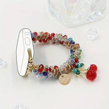 1pc Women's Leather Rope Hanging Strap, Stainless Steel Watch Band Compatible With 38/40/41/42/44/45/49mm Ultra/SE/8/7/6/5/4/3/2/1 - Multicolor - View 5