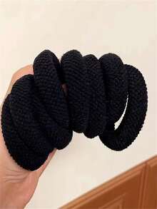 10pcs/Pack Multi-Color Hair Ties, High Elasticity, Hair-Friendly, Casual Street Style For Women, Elegant Stretch, Seamless Design, Perfect For Daily Ponytail, Makeup, Shower, Washing Hair, Commute, Workout, Vacation, School Party, Holiday Gifts. Essential Hair Accessories For Women, Suitable For All Seasons (Spring, Summer, Autumn, Winter). Hair Ties, Hair Ties, Hair Accessories ,Hair Elastics ,Hair Rubber Bands ,Scrunchies ,Hair Rope ,Elastic Hair Tie Elastic Band - Multicolor - View 7