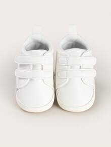 New Autumn Infant Shoes, Suitable For 6-9 Months And 0-1 Year Old Boys And Girls, Anti-Slip Soft Bottom Casual Toddler Shoes - White - View 4
