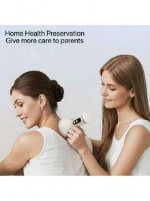 Smart Heating Suction Cup Body Massager, Back Neck Arm Massager, Abdominal Massager, Heat Therapy Massager, Massage To Relax Body And Mind - White - View 6