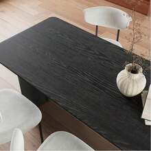 1 Roll Of Self-Adhesive Black Wood Grain Furniture Sticker Suitable For Bedroom Study Home Decoration,Touchable Paper Cabinets Tables And Vinyl Decorative Wallpaper For Renovating Wall Decorations - Black - View 10