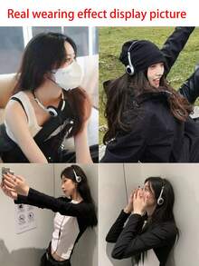 Retro Classic Wired Headphones, Nostalgic Fashion Accessory Headphones, Compact Sports/E-Book Headphones With Microphone