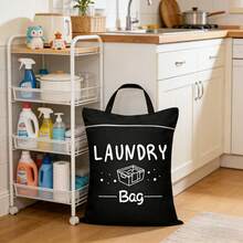 Grande borsa per il bucato da viaggio, sacca lavabile per vestiti sporchi, adatta per viaggi, vestiti bagnati/asciutti, costumi da bagno, palestra, college - Multicolore - Visualizzare 3