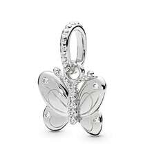 1件时尚闪亮心形皇冠、星形蝴蝶结、十字架吊坠、高跟鞋、吊坠装饰珠子，女士手链手镯DIY珠宝制作及日常穿搭搭配饰品，适合女孩佩戴 - 銀色 - 查看 24