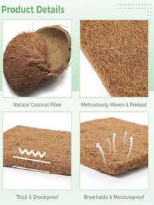 Coconut Fiber Pad For | Easy To Clean Poultry & Pet Nest, Ideal Filler For Chicken Nesting Box