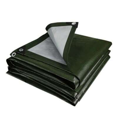 Esta lona de plástico impermeable cuenta con resistencia a los rayos UV, resistencia al desgarro, bordes reforzados y remaches antioxidantes, adecuada para techos, campamentos, patios, piscinas, barcos, vehículos y diversas otras aplicaciones. Lona para exteriores