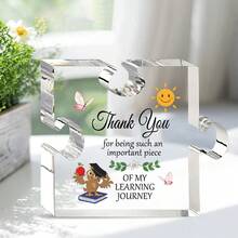 Acrylic Plaque, Teacher's Day, Christmas, Birthday Gift For The Best Teacher - Clear - View 12