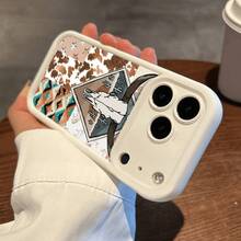 [tianyanjieti] Un regalo para Navidad y Acción de Gracias, esta funda de teléfono impresa con diseño de ojo de cielo está diseñpara 17 y compatible con los modelos de 17, 16, 15, 14, 13, 12, 11, Plus Pro, así como con S22, S23, S24, S23 Ultra. - carmesí - Ver 8