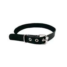 1 Piece Fashion Harajuku Dark Style Belt Buckle Necklace For Women Sweet Cool Spicy Girl Choker Collar Personality Hip Hop Simple Clavicle Chain - Vòng cổ da đen X3402 - Xem 5