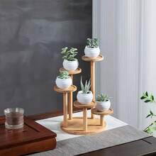 1pc Multi-Tier Succulent Plant Stand, Desktop Organizer Rack For Living Room, Office, Balcony, Thickened - Multicolor - View 8