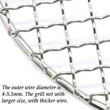 Dia 18cm 1" Height - Turbokey Cooling Rack with Legs Dia 7" Round Stainless Steel Cross Wire Barbecue Carbon Baking Net Grill Pan Grate for Instant Pot Pressure Cooker Oven (180mm 7") - Altura 25cm - Ver 4
