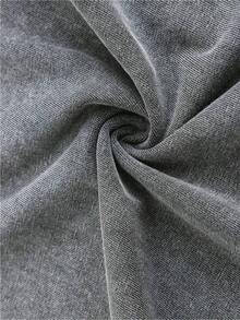 Men's Washed Printed T-Shirt With Star & Flame Design, Loose Casual Summer Cotton Tee, Adult Brown 100% Pure Cotton Round Neck Shirt, Breathable Avant-Garde Daily Wear, 100% Cotton Graphic Top ELII - Xám - Xem 7