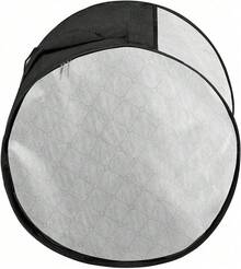 3pcs/2pcs/1pc Non-Woven Fabric Large Capacity Circular Hat Storage Box Bag, Foldable, With Lid, Dustproof, Anti Deformation, Can Hold Clothes, Baseball Caps, Carry Home, Travel Supplies - Black - View 9