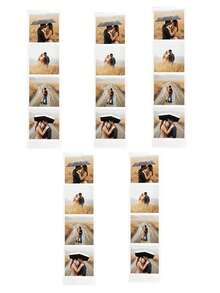 Customized Photo Strips, Personalized Photo Booth Prints, Film Strip Prints, Customized Photo Booth Prints, Personalized Photo Booth Prints, Wedding Photo Booth Cards, Photo Booth Print Frames, Small Gift Invitations, Anniversary, Valentine's Day, Mother's Day, Birthday, Father's Day, Graduation Ceremony, Wedding, Housewarming - Multicolor - View 16