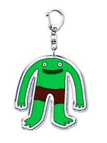 1pc Cute Smiling Face Acrylic Keychain, Can Be Used As Accessory, Bag Charm, Keychain, Ring, Jewelry, Fan Gift, Friend Gift, Car Decor, Bag Pendant, Backpack Decoration, Suitable For School, Grunge, Y2K Style - Multicolor - View 6