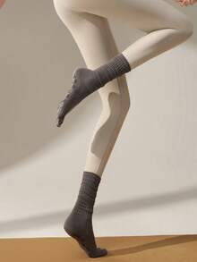 New Cute Five Finger Socks, Mid Length Yoga Socks, Anti Slip Five Finger Socks, Pilates Specific Sports Toe Stacking Socks - Multicolor - View 9