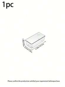 Bộ khay/hộp đựng trong suốt 1/7 chiếc/11 chiếc/18 chiếc, 7 kích cỡ, đa năng, thích hợp để đựng mỹ phẩm, dụng cụ nhỏ, bát đĩa, v.v. Ứng dụng cho bàn trang điểm, nhà bếp, ngăn kéo văn phòng, phòng ngủ, tủ và nhiều nơi khác. - Trong sáng - Xem 11