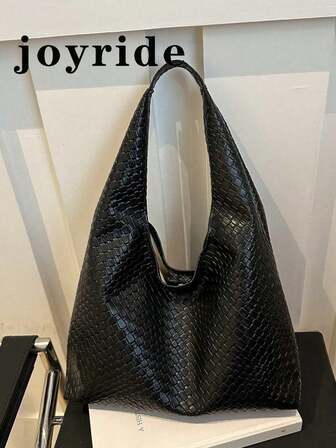 Women's Solid Color PU Leather Fashion Large Capacity Shoulder Bag For Daily Commute, New Fashionable Big Bags For Women