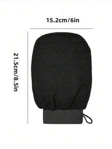 1 pieza Guantes exfoliantes profundos, suaves y radiantes - Exfoliante corporal para baño y ducha - Limpia la piel muerta y la sequedad - Guantes exfoliantes suaves pero eficaces, guantes exfoliantes coreanos, elimina claramente la piel muerta, excelente para el autobronceado o la queratosis pilar, hecho de 100% fibra de viscosa - Multicolor - Ver 4