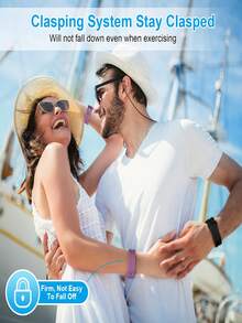 MEIYYJ 1 Pair/2pcs Anti-Motion Sickness Wristbands, Silicone Double-Clip Bracelets, Ergonomic Design - Purple - View 3