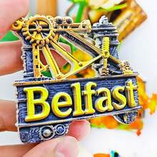 1pc Resin Britain London Tower Bridge Big Ben Elizabeth Tower White Cliffs Of Dover Fridge Magnet Travel Souvenir Landmark Magnetic Sticker Sheep Wales Brecon Beacons Park Home Decor, Meaningful Creative Gift, Thames River - Multicolor - View 27