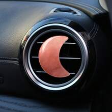 水晶月亮汽车空调出风口夹 - 天然石材月相设计，女士款，无香型空调出风口装饰，通用型汽车配件，汽车，汽车配件，汽车，汽车必备，汽车内饰配件，汽车装饰 - 彩色 - 查看 12