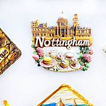 1pc Resin Britain London Tower Bridge Big Ben Elizabeth Tower White Cliffs Of Dover Fridge Magnet Travel Souvenir Landmark Magnetic Sticker Sheep Wales Brecon Beacons Park Home Decor, Meaningful Creative Gift, Thames River - Multicolor - View 9