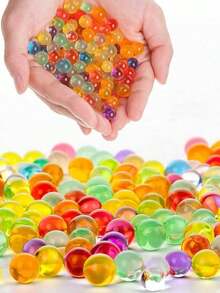 Hạt thạch nước - Dùng để làm nến nổi, trang trí tiệc cưới, cây cảnh và đồ thủ công (Nở ra sau khi ngấm nước) - màu sắc - Xem 4