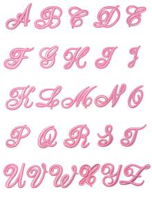 2pcs Black English Letter Embroidered Iron-On Patches, For Clothing, Backpacks, Pen Bags, Name Marking - Black - View 9