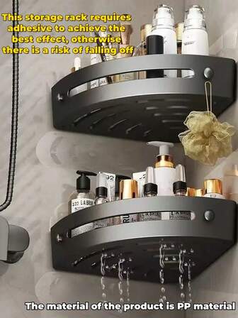 Shower Rack, Bathroom Organizer And Storage Rack, Non Perforated Adhesive Shower Product Storage Rack, Kitchen Triangle Storage Rack, Bathroom Kitchen Triangle Storage Rack, Toilet Storage Rack, Non Perforated Storage Rack, Home Organizing And Storage Products, Kitchen Utensils, Bathroom Storage, Home Storage, Kitchen Storage