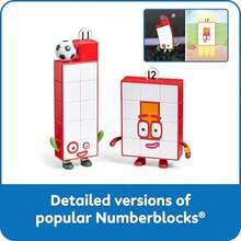 hand2mind Numberblocks Friends Eleven and Doce CifrasDuradero y cultiva el interés de los niños - Multicolor - Ver 4