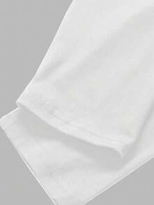 Women's Vintage Heart Print Long Sleeve T-Shirt - Soft Asymmetric Round Neck Blouse, Medium Stretch Casual & Dressy Top For Spring Summer Fall, Machine Washable Elegant Special Line Tunic For Jeans/ Dresses/ Skirts (Not See-Through),Valentine Outfits For Women - 白色 - 查看 6