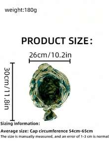 1pc Fashion African Autogele Headtie Nigeria Women Head Wraps Already Made Wedding Geles (Red) Hair Sleep Cap - Multicolor - View 2