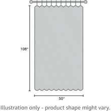 HPD Half Price Drapes - Cortinas de Lino sintético para Sala de Estar (1 Panel), 50 de Ancho x 108 de Largo, Cortinas texturizadas para oscurecer la habitación para recámara, 108 Pulgadas de Largo(127An x 274.3Al cm (1 Paneles) Diente de león dorado, negro) - Multicolor - Ver 10