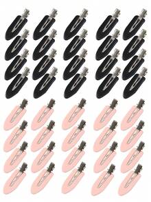 6/100个简约时尚无痕发夹，不易弯曲的鳄鱼夹发饰，适合派对、休闲外出、送给女朋友、女性的礼物、新年礼物、爪夹、发卡、发夹