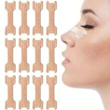30/60pcs Comfortable Reusable Breathing Nose Strips | Durable Multifunctional, Help You Enjoy A Good Night's Sleep - Multicolor - View 1