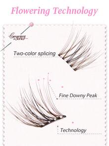 32pcs/Set Glue-Free Easy-To-Use Oxygen Lashes, Natural-Looking Separated Lashes For Office, Interview, Meeting, MR.WISH False Eyelashes - B - View 3