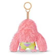 Spin Master 5英寸毛绒钥匙扣，/小蜗/章鱼哥/痞老板谢尔顿，滑稽丑陋的怪物毛绒玩具，长着类似人类的牙齿，可收藏的包包挂饰，适合儿童、青少年、成人以及喜欢怪异毛绒玩具的粉丝 - 派崔克 - 查看 7